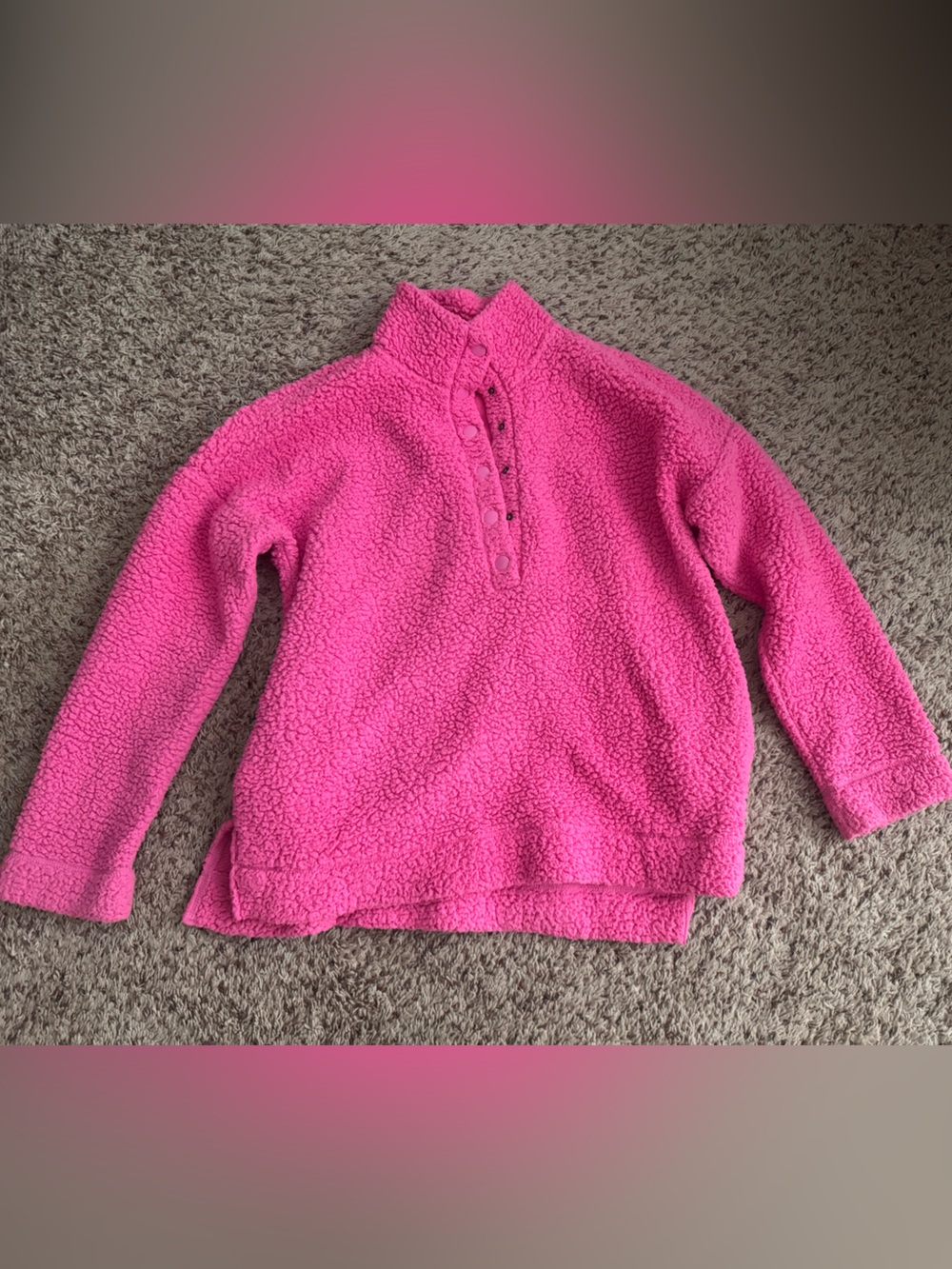 Aerie Hot Pink Sherpa
